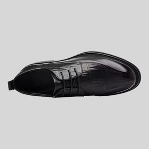 Chaussures Oxford décontractées pour hommes en cuir véritable imperméable, idéales pour l'hiver, mariage, bout pointu, antidérapantes, pour le bureau et les affaires - Product Image 5