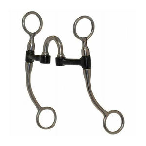 Bocados para Caballos de Acero Inoxidable con Anillo Desmontable, Equipo Ecuestre de Alta Calidad, Long Pelham TALLIANS INTERNATIONAL TI-HRE-HB-A99-07 - Product Image 1
