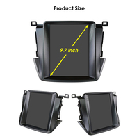 Reproductor GPS para Auto con CarPlay y Android, Estéreo para Auto con Pantalla Táctil IPS de 9.7 Pulgadas, Radio para Auto para Toyota RAV4 RAV 4 2013-2018