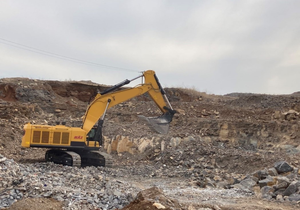 Excavatrice sur chenilles robuste de 65 tonnes SE650LC, 377 kW, 64 500 kg, 3,6 m³ pour l'exploitation minière, les carrières et la construction, avec marteau brise-roche et ripper - Product Image 6
