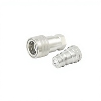 Raccord rapide hydraulique en acier au carbone ISO7241-A 1/2NPT, connecteur fileté NPT 1/2 pouce