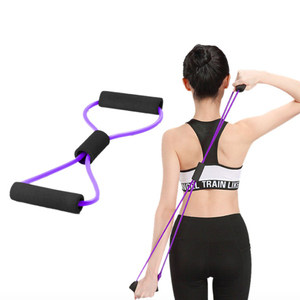 Bandes de Résistance Jstar pour Entraînement à Domicile, Entraînement de la Poitrine, Étirements, 8 Formes, <span class=keywords><strong>Corde</strong></span> de Tension, <span class=keywords><strong>Corde</strong></span> de Yoga, Matériel TPE - Product Image 4