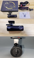 Caméra de tableau de bord double objectif pour voiture, enregistreur vidéo DVR 2MP QHD 1296P, vision nocturne, mode parking 24H, contrôle via application WiFi, garantie 1 an