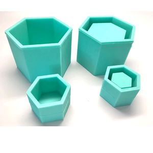 Pot de jardin en ciment naturel fluché, <span class=keywords><strong>moules</strong></span> en barbole/pot en béton intérieur pour plantes succulentes - Product Image 4