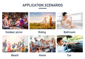 Altavoz Inalámbrico BOX3 MINI para Boombox3 Little War God, Portátil para Exteriores, LED, IPX2 Impermeable, 6W, con Ranura para Tarjeta de Memoria y Subwoofer - Product Image 6