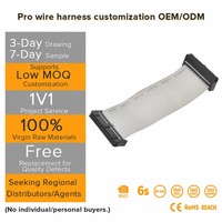 Jumper Tembaga Industri Kustom dengan Kabel Harness PVC/PBT untuk Aplikasi Koneksi Sinyal Panel Kontrol PLC Servo Drive CNC