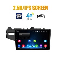 Wifi BT Android Gps Navigation 2 + 32G 4G 9 Pouces Écran Tactile Bluetooth Autoradio Multimédia Pour honda FIT 2014-2019