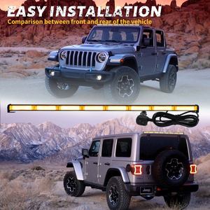 Đèn <span class=keywords><strong>LED</strong></span> dạng thanh dài, kiểu bật lửa, mới, 12V 36W, đèn strobe, đèn độ xe, loại sản phẩm: thanh đèn <span class=keywords><strong>LED</strong></span> - Product Image 3