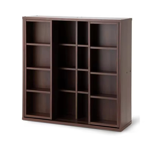 Estantería moderna de dos niveles, estantería de exhibición sencilla para dormitorio, sala de estar, gabinetes de almacenamiento de muebles para el hogar de estilo cómico - Product Image 3