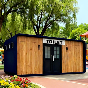 Inodoro Móvil Moderno de Acero Ecológico con Descarga Ciclónica, Drenaje con Sifón en P, Diseño de Dos Piezas, Ligero, de Suelo, para <span class=keywords><strong>Turismo</strong></span> - Product Image 4