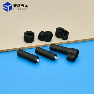 Shengyuan Furniture Sliding Buckle Two In One Invisible Connector For Wardrobes Hole Free Concealed Elastic Telescopic Fasteners - Product Image 3