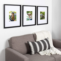 Set Empat buah bingkai gambar besar dekorasi ruang tamu bingkai foto A3 bingkai foto Bilderrahmen 12x18 bingkai gambar