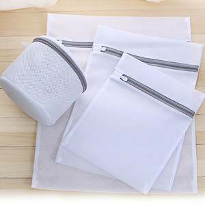 Sacs à cordon réutilisables en polyester pour le linge sale en coton Logo personnalisé écologique pliable Taille personnalisée 1000pcs - Product Image 3