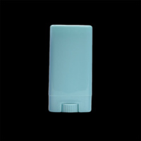 Tube de conditionnement en plastique blanc mat dépoli, rotatif à mécanisme twist-up, pour déodorant, écran solaire et baume corporel