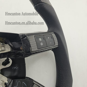 พวงมาลัยหนังคาร์บอนไฟเบอร์แบบเจาะรู รุ่นยอดนิยมสำหรับรถยนต์ Chrysler 300C - Product Image 3