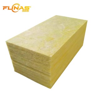 Funas Rock <b>Wool</b> Insulation Board 100mm Industrial <b>Thermal</b> Insulation Fire Resistant For Steel Structure Building - Product Image 1