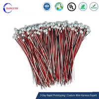 Kabel Konektor Rakitan Kabel JST XH 2.54mm Kustom dengan Ujung Berlapis Timah PVC untuk Papan PCB, Peralatan Rumah Tangga, dan Lampu LED