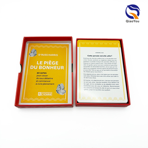 Cartes à jouer personnalisées imprimées avec un emballage en boîte <span class=keywords><strong>cadeau</strong></span>, en matériau recyclable et respectueux de l'environnement - Product Image 2