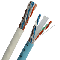 Vente chaude Cat6/Cat6a Câble Réseau UTP/FTP/SFTP 4 Paires 0.50mm 0.57mm Câble LAN