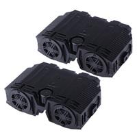 Projecteur triple laser bi-LED 12V IP68 à faisceau haut et bas 220W, 3 lentilles, projecteurs de calandre avant de voiture