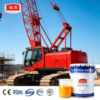 Revêtement de finition acrylique en deux composants haute performance pour machines de construction et structures en acier