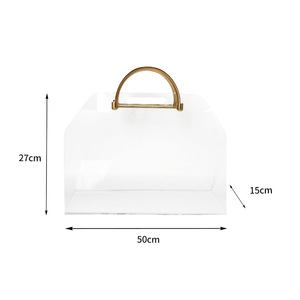 ถุงของขวัญอะคริลิกใส ถุงเปลือกแข็งใส่ดอกไม้ ถุงกระดาษใส - Product Image 6