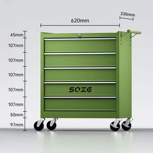 Barber Shop Use Metal Trolley <b>Tool</b> Storage <b>Cabinet</b> Heavy Duty Workshop Roller <b>Drawer</b> Steel <b>Tool</b> <b>Cabinet</b> Wheels - Product Image 4