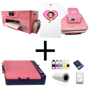 Kit d'impression DTF Haolic XP600 avec film PET 13 pouces et four pour vêtements, pantalons, sacs, chaussures, chaussettes, chapeaux - Product Image 1