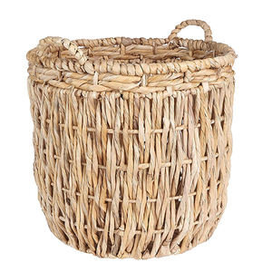 Cesto de <span class=keywords><strong>ropa</strong></span> <span class=keywords><strong>sucia</strong></span> personalizado hecho a mano, cesto rodante de jacinto de agua, cesta de lavandería para bebé para <span class=keywords><strong>armario</strong></span> y <span class=keywords><strong>baño</strong></span> - Product Image 6