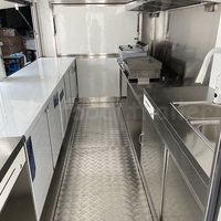 Geroosterde Kippengrill Foodtruck Aanhangwagen Mobiele Restaurantmachine Melk Mobiele Fastfood Mobiele Keukenauto Om Fruit Te Verkopen