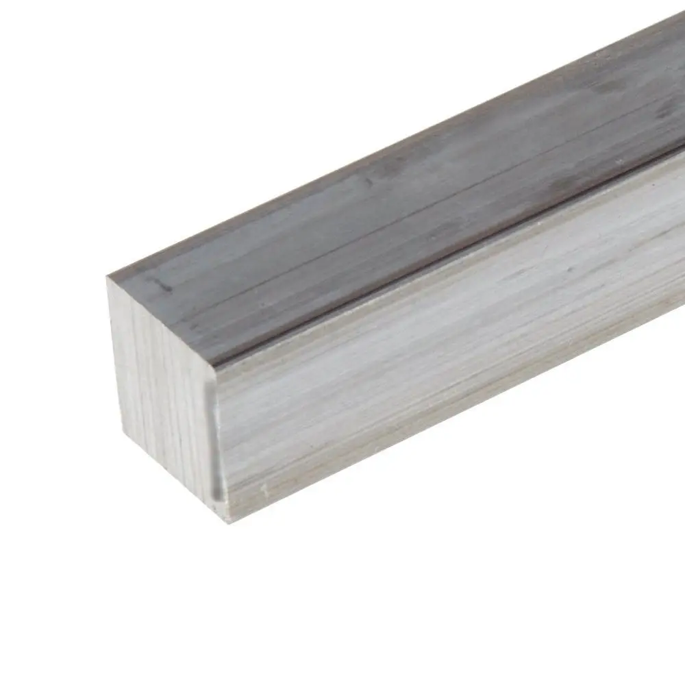 Barra quadrata in alluminio di alta qualità 6061 T6 personalizzazione della lunghezza della barra piatta rettangolare in alluminio