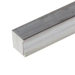 Barra cuadrada de aluminio de alta calidad, barra plana Rectangular de aluminio 6061 T6, longitud personalizada
