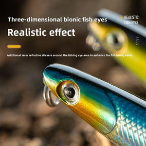 דיג הגעה חדש לטווח ארוך קיק להתמודד עם אובייקט צף עיפרון דגים פיתיון עם סגנון שחייה סוער - Product Image 3