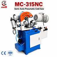 Machine de découpe pneumatique pour tubes en acier inoxydable 315, coupe sans bavure, coupe à 45 degrés, semi-automatique pour tubes en acier