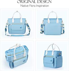 Free Sample Custom PVC Clear Lunch <b>Bag</b> Plastic Waterproof Tote Transparent Cooler <b>Picnic</b> <b>Bags</b> With Adjustable Shoulder Strap - Product Image 4