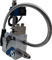 Pistolet à colle thermofusible industriel Nordsons à deux modules, alimentation pneumatique, température réglable, buse en aluminium