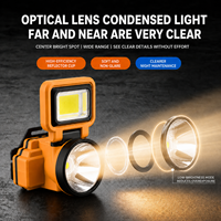 Lampe frontale LED à induction par ondes, 3W, Type-C, batterie 18650 amovible, idéale pour la pêche en extérieur et la réparation mécanique – Meilleure vente