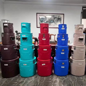 ชุดหม้ออุ่นอาหารระดับมืออาชีพ ขนาด 10 ลิตร ถึง 60 ลิตร แบบทรงกระบอก พร้อมฝาปิดสแตนเลส สำหรับโรงแรมและบุฟเฟ่ต์ - Product Image 1