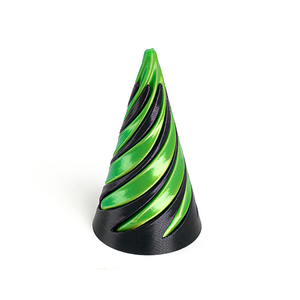 3D tùy chỉnh in quay đồ chơi bức tượng câu đố hình nón nhựa <span class=keywords><strong>Fidget</strong></span> hai màu chèn cho căng thẳng cứu trợ mới lạ gag pangooart - Product Image 5