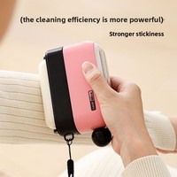 Rouleau anti-peluches mini portable lavable avec brosse puissante pour éliminer les poils des vêtements et des animaux domestiques