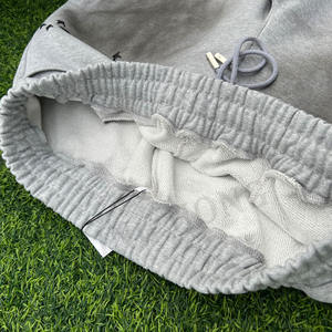 Oem High Quality Terry Puff Print Logo Spray Color Drawstring Belt <b>Oversized</b> <b>Sweatpants</b> - Product Image 6