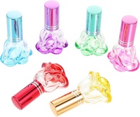 Oud kustom Logo manufaktur Mini kosong mewah bulat 5Ml 10Ml 15Ml 50Ml minyak isi ulang semprotan kaca sampel botol parfum