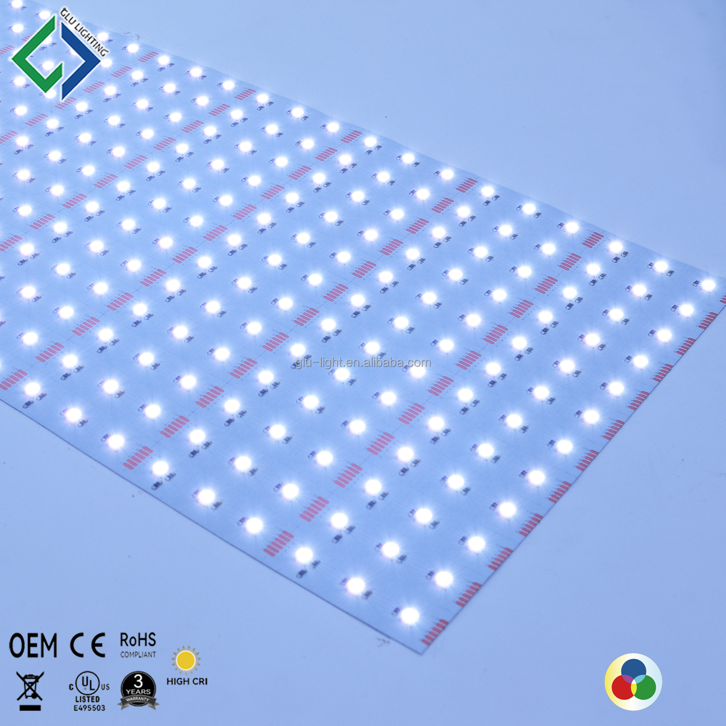 High cri Ra95 5 colors in 1 RGB Bi color RGBCCT flexible Led Panel light