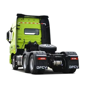 Nieuw Ontwerp Dong Feng 6*4 Tractor Hoofd Vrachtwagen/China Leverancier 560 Hp Diesel Truck Tractor Met Cummins Motor Voor Oplegger