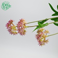 Romantische 68cm Kunstzijde Kersenbloesemtakken Gemengde Variëteiten voor Binnenlandse Landelijke Stijl Natuurlijke Hotel Lobby Arrangement