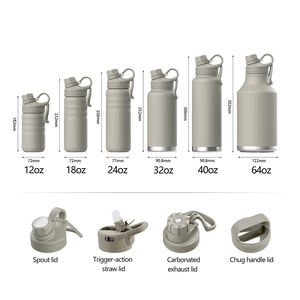 Gimnasio al aire libre Deportes 24oz Acero inoxidable aislado Botella de agua fría y caliente - Product Image 5