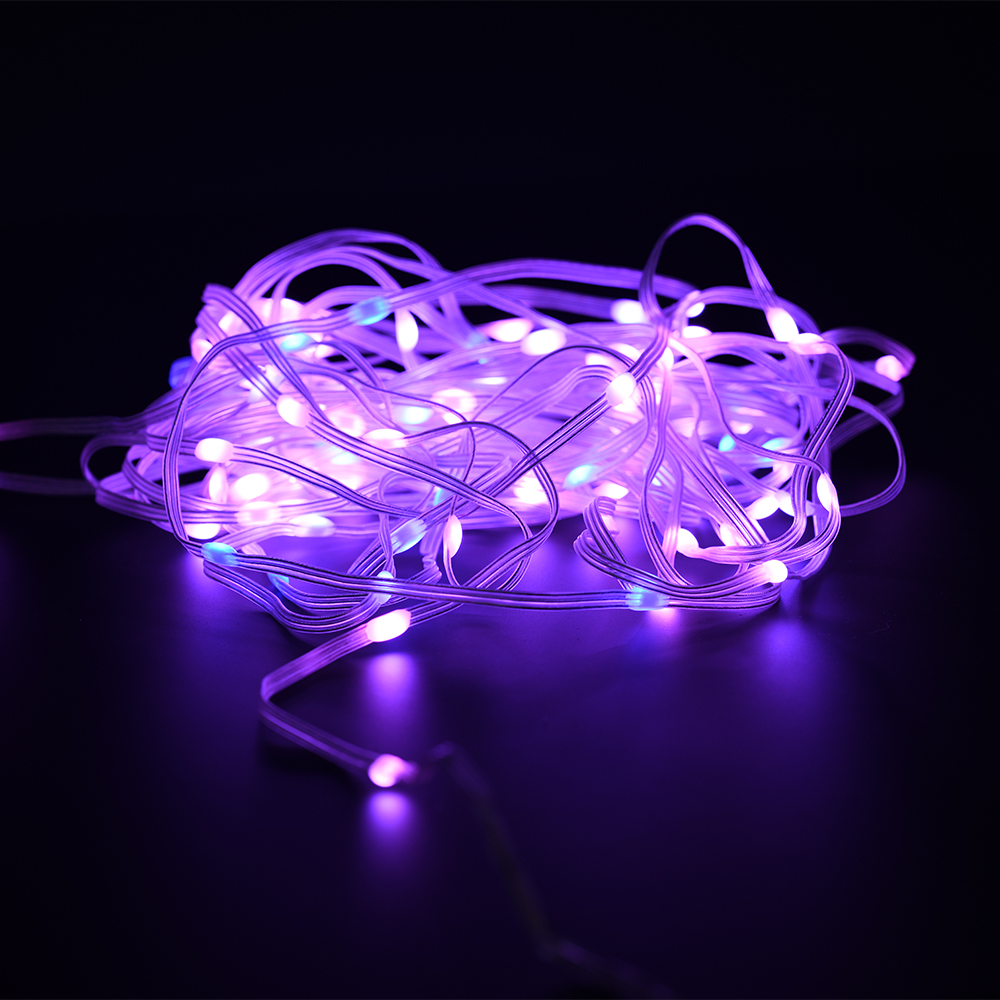 Decorative RGBIC Digital LED String Light USB IP65 Waterproof Led String Light App Control for Christmas home