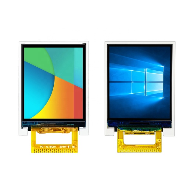 1.77 Inch TFT LCD Display Module 128x160 Resolution IPS 12 O'clock Viewing Angle 262k Colors 250cdm2 Brightness ROHS SPI for