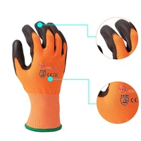 Gants de protection des mains en PU à excellente dextérité, résistants aux coupures et aux déchirures SNELL, pour les travaux de construction, de bricolage et de menuiserie