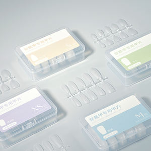 <span class=keywords><strong>Venta</strong></span> directa <span class=keywords><strong>de</strong></span> fábrica, 100 Uds., ataúd transparente <span class=keywords><strong>de</strong></span> cubierta completa, punta <span class=keywords><strong>de</strong></span> uña acrílica, prensa acrílica en uñas, <span class=keywords><strong>venta</strong></span> al por mayor, acrílico transparente - Product Image 6